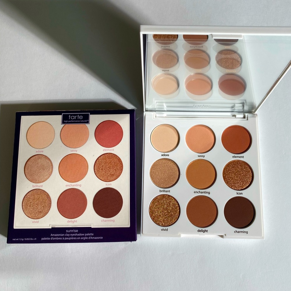 BRAND NEW Tarte Sunrise Amazonian Clay Eyeshadow Palette, AUTHENTIC